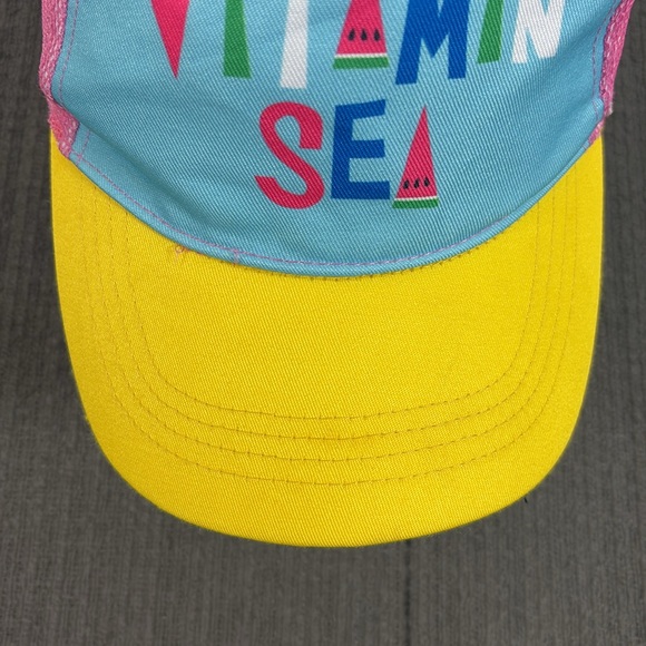 Vitamin Sea Trucker Hat Kids Adjustable Multicolor Mesh Back Snapback Cap Gertex - Picture 4 of 13